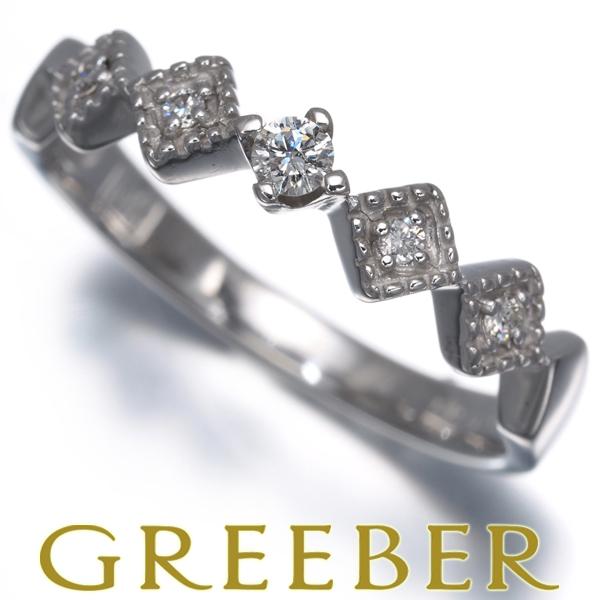 ミッシェルクラン リング ダイヤ ダイヤモンド 0.09ct ミルグレイン 