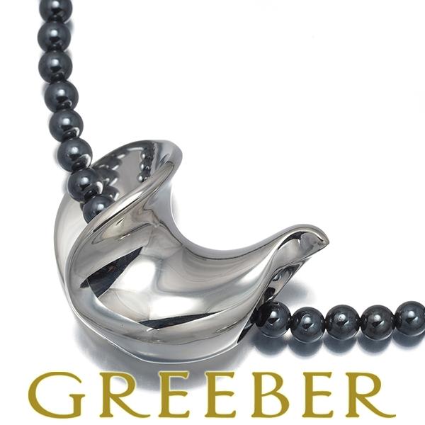 Georg Jensen（ジョージ ジェンセン） ネックレス ヘマタイト HaH 