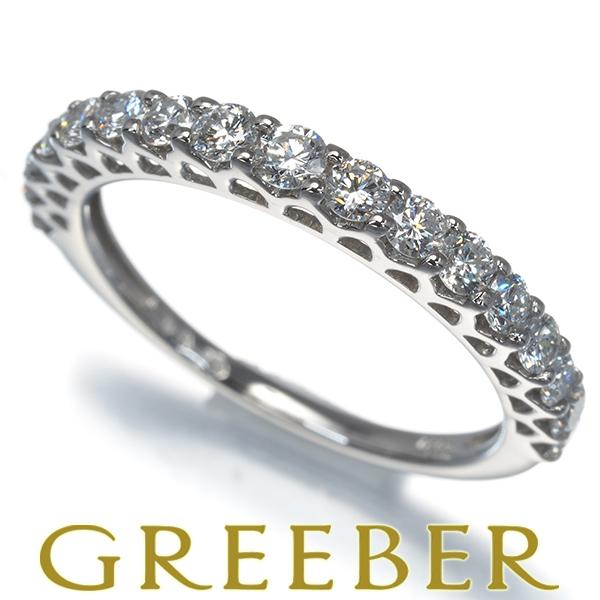 ダイヤ ダイヤモンド 0.50ct ハーフエタニティ リング Pt950 指輪 GENJ