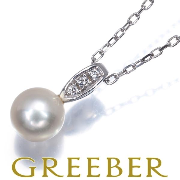 MIKIMOTO（ミキモト） ネックレス パール 真珠 7.1mm ダイヤ