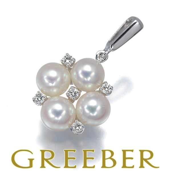 MIKIMOTO（ミキモト） ペンダントトップ パール 真珠 5.2-5.4mm ダイヤ 