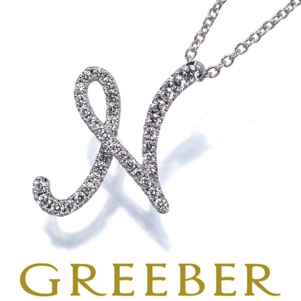 MIKIMOTO（ミキモト） ネックレス ダイヤ ダイヤモンド イニシャル