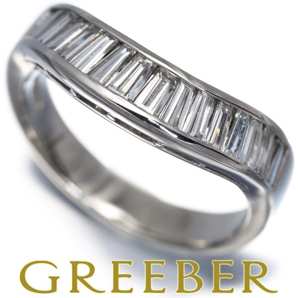 ダイヤ ダイヤモンド 1.04ct テーパーカット リング Pt900 指輪 GENJ