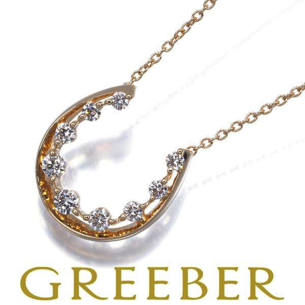 STAR JEWELRY Pt950 ダイヤ ホースシュー ネックレス スタージュエリー