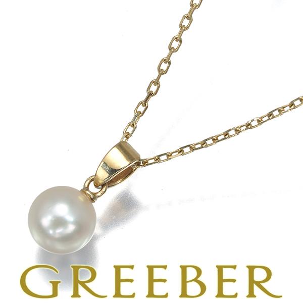 MIKIMOTO（ミキモト） ネックレス パール 真珠 6.7mm 一粒 K14YG BLJ