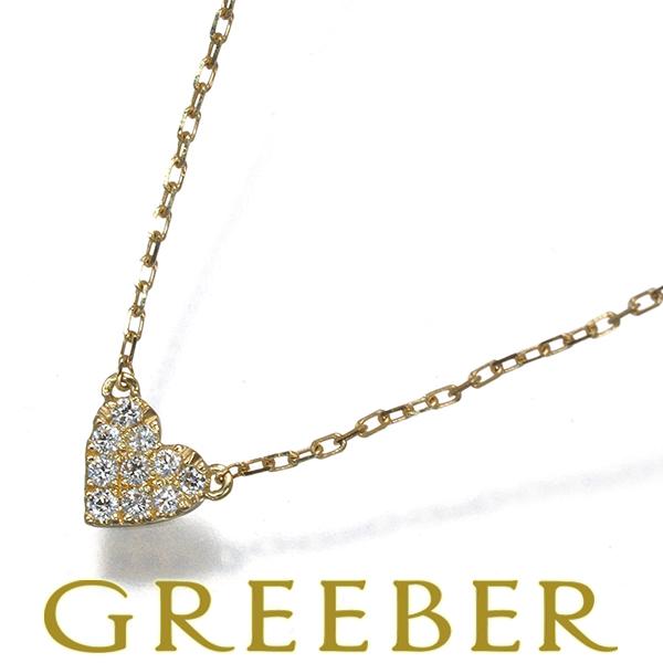 AHKAH（アーカー） ネックレス ダイヤ ダイヤモンド 0.05ct ハート 