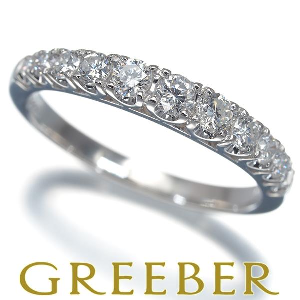 ダイヤ ダイヤモンド 0.50ct ハーフエタニティ リング Pt900 指輪 GENJ 