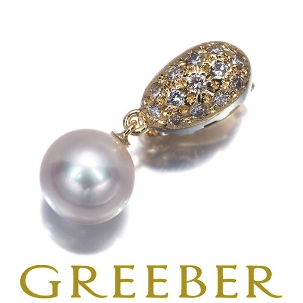 MIKIMOTO（ミキモト） ペンダントトップ パール 真珠 7.7mm ダイヤ
