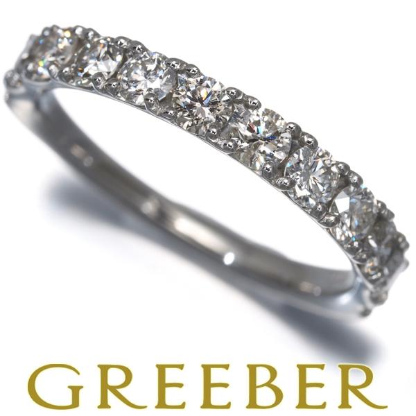 ダイヤ ダイヤモンド 1.00ct ハーフエタニティ リング Pt950 指輪 GENJ 