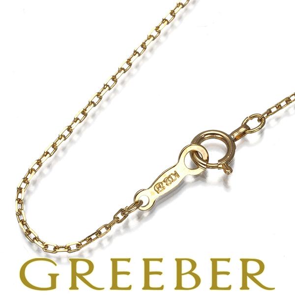 MIKIMOTO（ミキモト） チェーンネックレス カットアズキ 48cm K18YG 