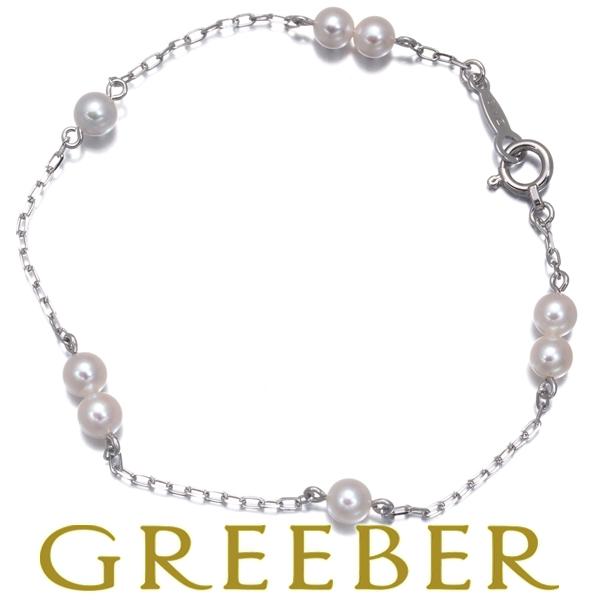 【極美品】ミキモト パール ベビーパール ブレスレット K18WG 付属品 MIKIMOTO（ミキモト） ブレスレット ベビー パール 真珠 3.8-4.0mm