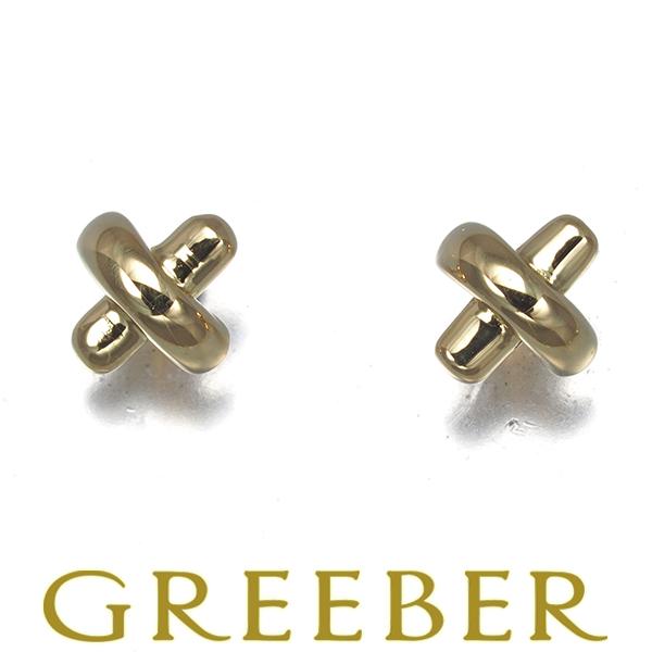 TIFFANY&Co.（ティファニー） ピアス クロスステッチ K18YG BLJ