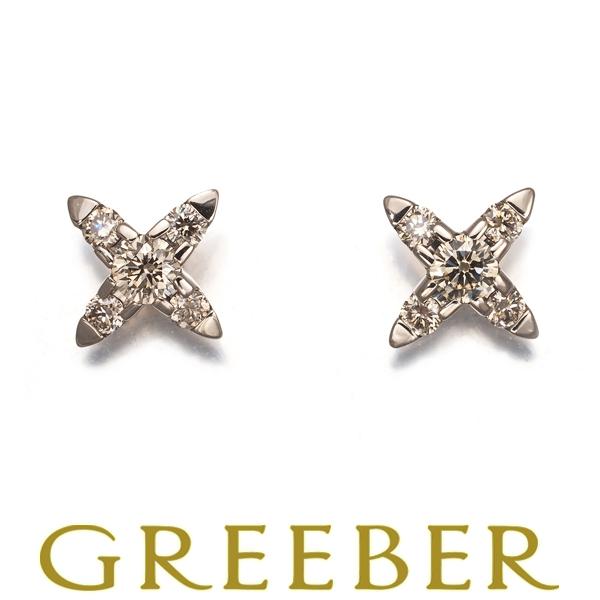 カシケイ ピアス ブラウン ダイヤ ダイヤモンド 0.23ct ネイキッド