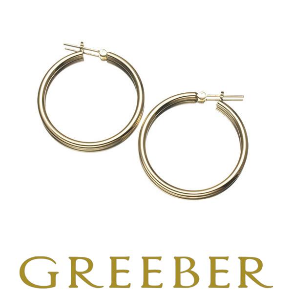 フープピアス ラウンド K18YG 2×30mm 1.6g 新品 /SZF : 28658  