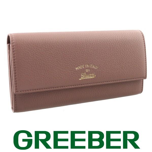 レザー 長財布 財布 グリーバー ピンクベージュ 長財布 グッチ Bsk レザー