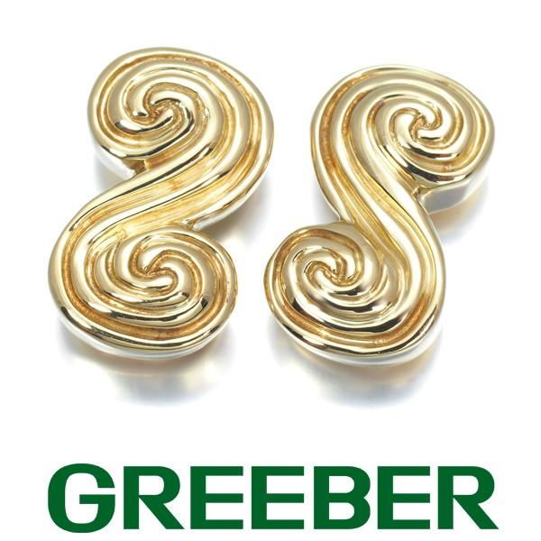 ティファニー ピアス 渦巻きデザイン K18yg Blj グリーバー 通販 Yahoo ショッピング