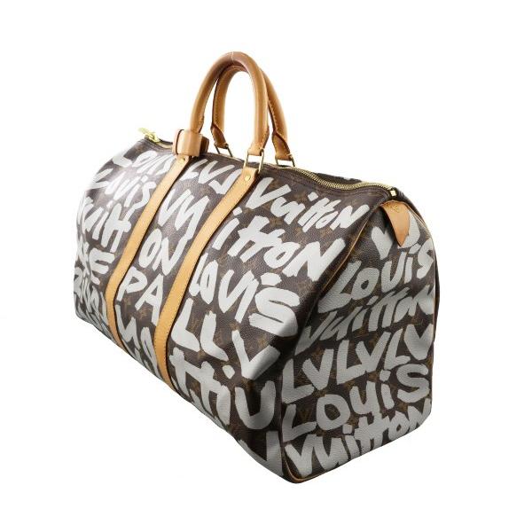 ルイヴィトン 犬用品 M モノグラムグラフィティ ボストンバッグ キーポル50 ボストンバッグ M Bsk グリーバー