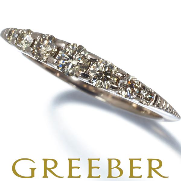 カシケイ ブラウンダイヤリング ダイヤモンド 0.40ct ネイキッド 11号 
