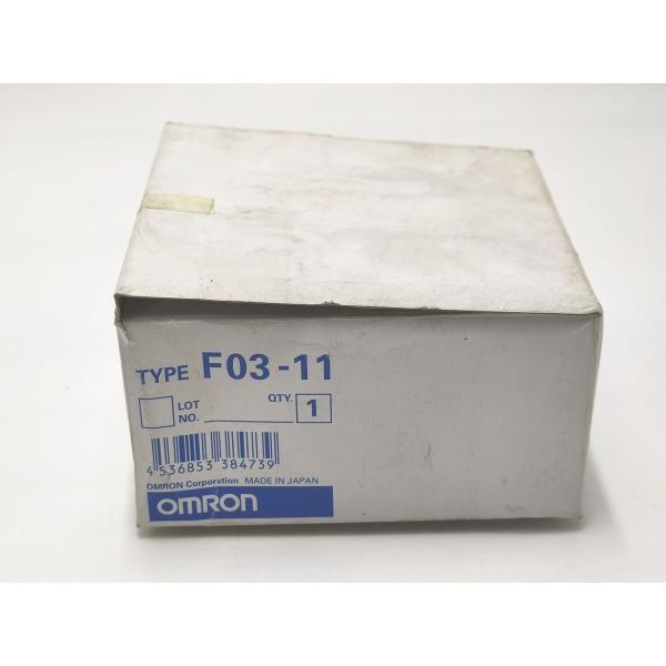 インボイス対応 箱いたみよごれあり 未使用 オムロン F03-11 OMRON