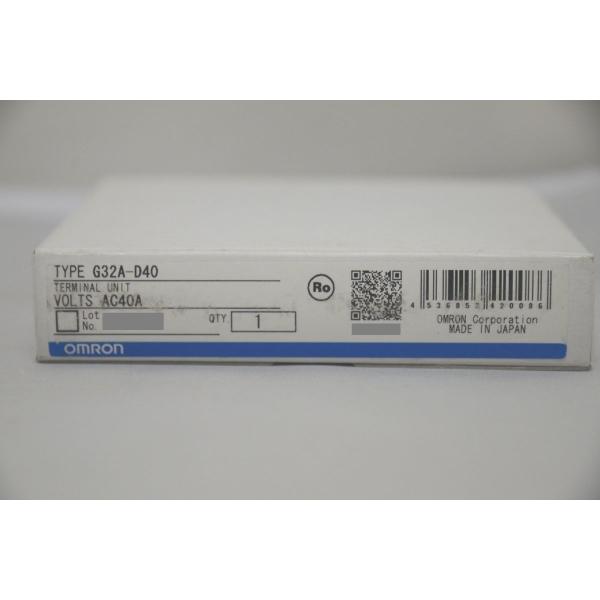 インボイス対応 未使用 箱ヨゴレあり オムロン G32A-D40 OMRON 2