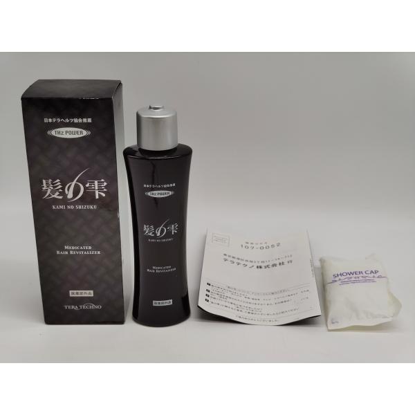 インボイス対応 未使用 髪の雫 P.N リキトニック 120ml テラテクノ 本品×1 ハガキ×1 シャワーキャップ×1