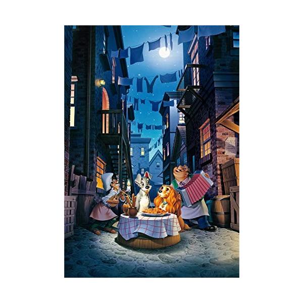 ジグソーパズル 1000ピース ジグソーパズル ディズニー わんわん物語 ムーンライト ディナー 51x73 5cm D 1000 063梱80cm メタリックナノパズル テンヨー P33 1 の最安値と通販店 購入可 サープラ