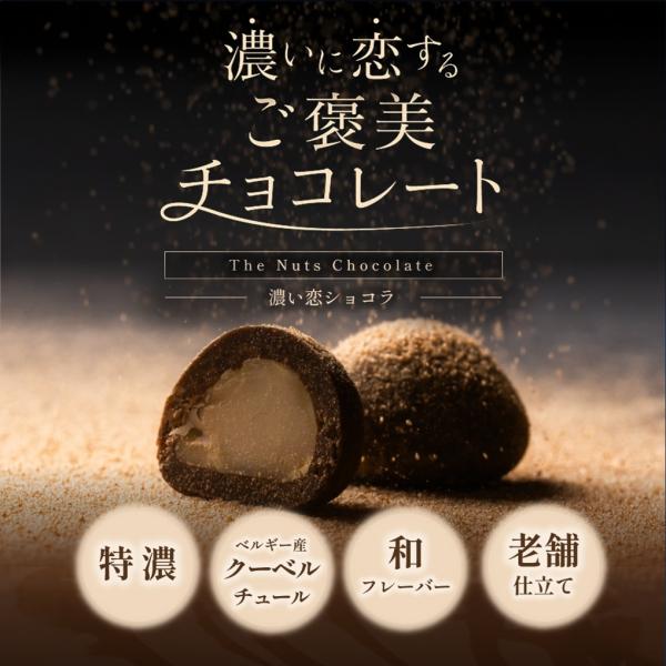 恵み茶屋 高級 ナッツチョコレート ギフト The Nuts Chocolate 濃い恋