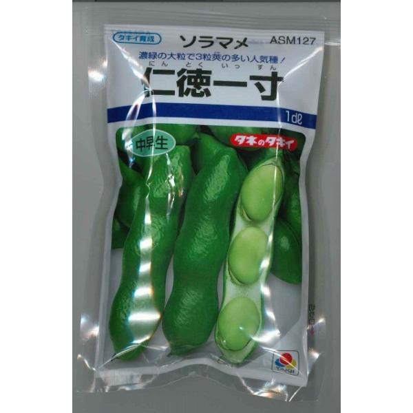 野菜種　そら豆　仁徳一寸丈夫で作りやすい！種・苗・農業資材品揃え豊富！農家さん御用達のお店　グリーンロフトネモト