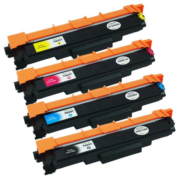 ブラザー工業 ブラザー TN-293 (BK) + TN-297 (C/M/Y) 4本セット