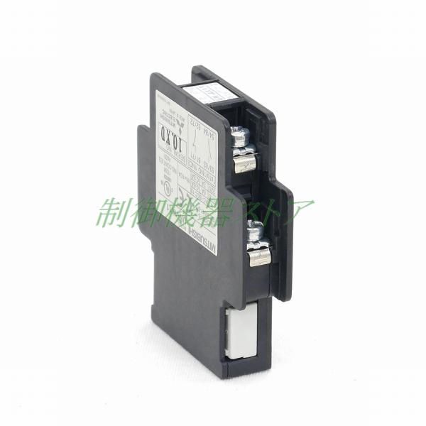 ☆商品在庫数：[1] 【 商品紹介 】[商品コード]：MC151[適　　用]：未使用品[形　　式]：UN-AX11[メーカー]：三菱電機[商 品 名]：補助接点ユニット[取付位置]：サイドオン[接点構成]：1a1b[適用機種]：MS-Nシリ...