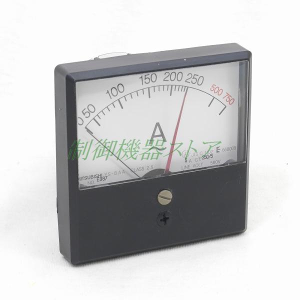 ☆商品在庫数：[2] 【 商品紹介 】[商品コード]：ME125[適　　用]：リサイクル品[形　　式]：YS-8NAA[定格目盛]：250A[倍超目盛]：0〜250〜750A[特殊仕様]：3倍長目盛[接続方法]：CT併用接続[メーカー]：三...