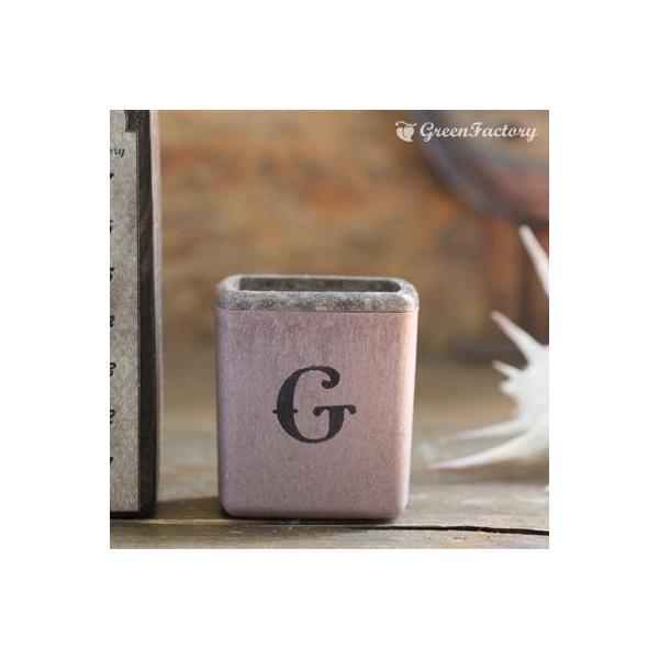 ■商品について小さな鉢に、アルファベットGの文字をスタンプしました。組み合わせで、様々なシーンでご活用いただけます。※キューブ（S）１個の価格です。※鉢は写真６枚目の４色からお選びいただけます。　注文時に備考欄よりお知らせください。■鉢につ...