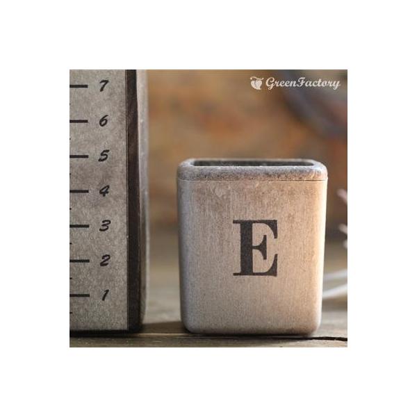 ■商品について小さな鉢に、アルファベットEの文字をスタンプしました。組み合わせで、様々なシーンでご活用いただけます。※キューブ（S）１個の価格です。※鉢は写真５枚目の４色からお選びいただけます。　注文時に備考欄よりお知らせください。■鉢につ...