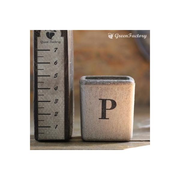 ■商品について小さな鉢に、アルファベットPの文字をスタンプしました。組み合わせで、様々なシーンでご活用いただけます。※キューブ（S）１個の価格です。※鉢は写真５枚目の４色からお選びいただけます。　注文時に備考欄よりお知らせください。■鉢につ...