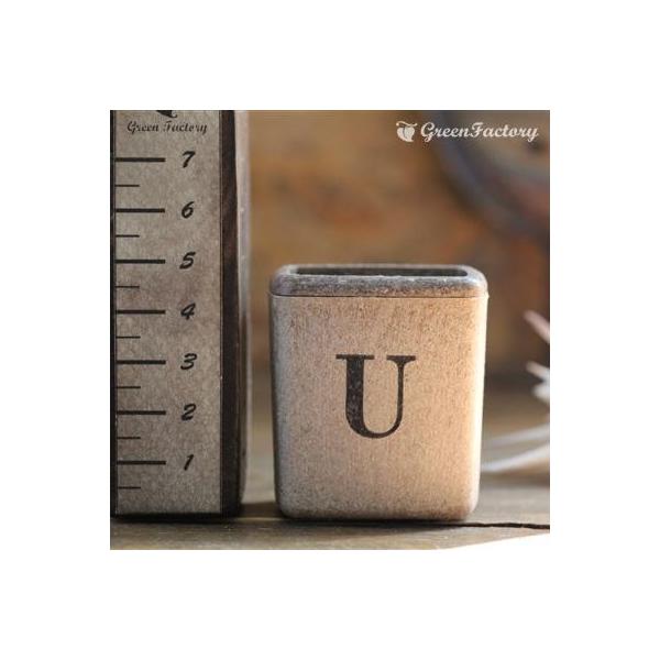 ■商品について小さな鉢に、アルファベットUの文字をスタンプしました。組み合わせで、様々なシーンでご活用いただけます。※キューブ（S）１個の価格です。※鉢は写真５枚目の４色からお選びいただけます。　注文時に備考欄よりお知らせください。■鉢につ...