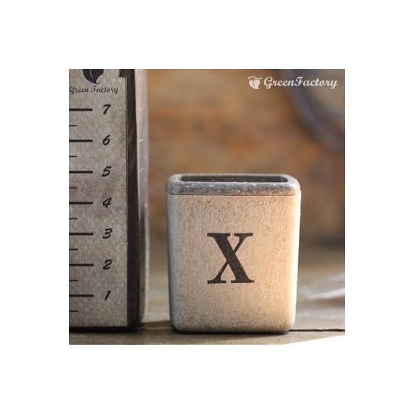 ■商品について小さな鉢に、アルファベットXの文字をスタンプしました。組み合わせで、様々なシーンでご活用いただけます。※キューブ（S）１個の価格です。※鉢は写真５枚目の４色からお選びいただけます。　注文時に備考欄よりお知らせください。■鉢につ...