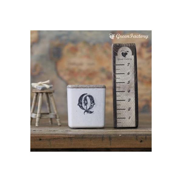 ■商品について小さな鉢に、アルファベットQの文字をスタンプしました。組み合わせで、様々なシーンでご活用いただけます。※キューブ（S）１個の価格です。※鉢は写真６枚目の４色からお選びいただけます。　注文時に備考欄よりお知らせください。■鉢につ...