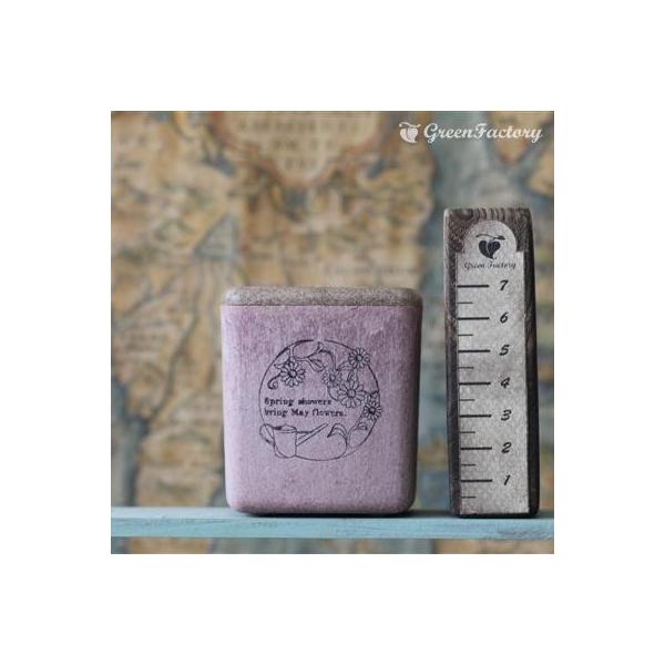 ■鉢について鉢は Taiwaアンティーク・プランツ・シリーズのキューブ(Ｍ)です。木材を混ぜて作った木質プラスチックの鉢です。アンティーク風の落ち着いた質感です。木材等を原料としており、通常のプラスチックと異なって、水やりや経年劣化により素...