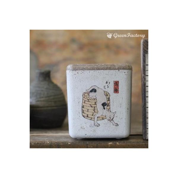 ■商品について小さな鉢に、浮世絵(猫）を転写しました。店頭に、または玄関、和室にと様々なシーンでご活用いただけます。サボテン、多肉はもちろん、ミニ盆栽やプリザーブドフラワーなどのアレンジに使っても可愛いですね。※キューブ（M）１個の価格です...