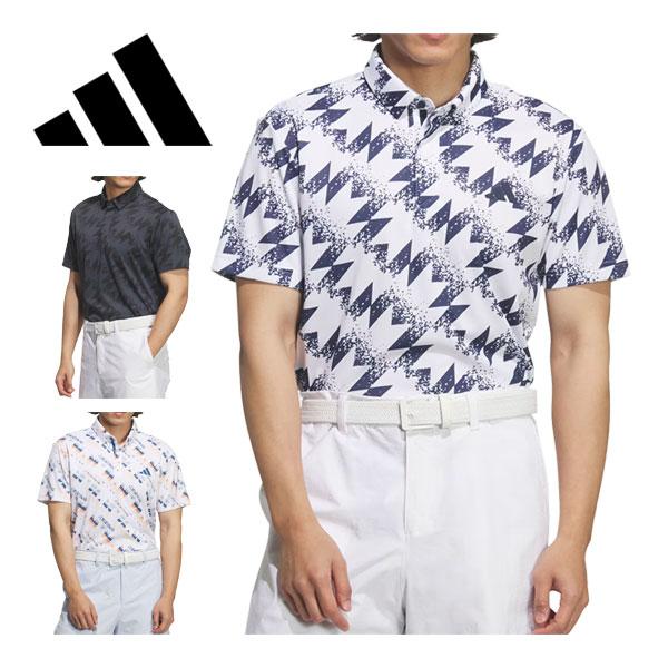 ADIDAS GOLF アディダス ゴルフ クライマクール AOP 半袖 ポロシャツ