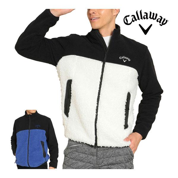 Callaway キャロウェイ ロゴ ボアジャケット ゴルフ ウェア もこもこ Callaway キャロウェイ ロゴ ボアジャケット ゴルフ ウェア もこもこ