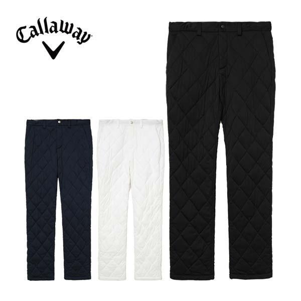 新品 キャロウェイ パンツ ふんわり裏地 極暖 アーチロゴ ブラック Mサイズ Callaway（キャロウェイ） スターストレッチ 中綿 ロングパンツ ゴルフ