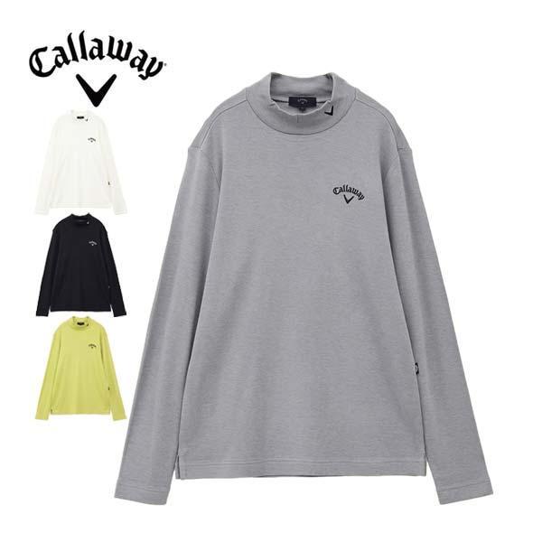 Callaway キャロウェイ 裏起毛 スムース モックネック 長袖 Callaway キャロウェイ 裏起毛 スムース モックネック 長袖