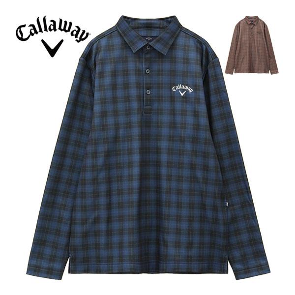 Callaway（キャロウェイ） タータンチェック柄プリント 裏起毛 長袖