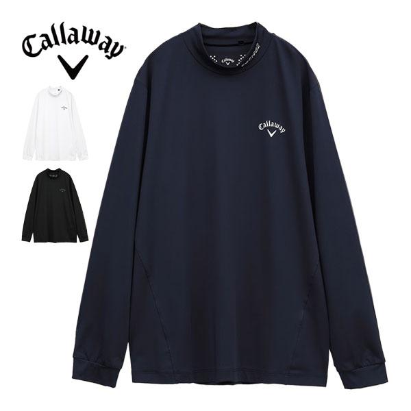 Callaway キャロウェイ ゴルフ　メンズ　モックネック　M ネイビー Callaway キャロウェイ ストレッチスムース モックネック 長袖