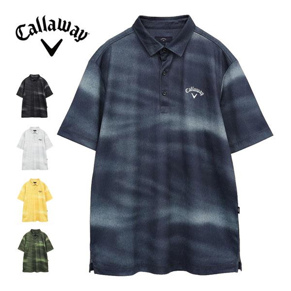 Callaway（キャロウェイ） かざあなメッシュ 水面プリント 半袖