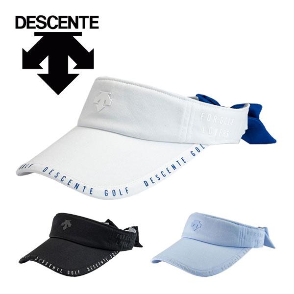 デサントゴルフ レディース ゴルフウェア ディタッチャブル リボン付き