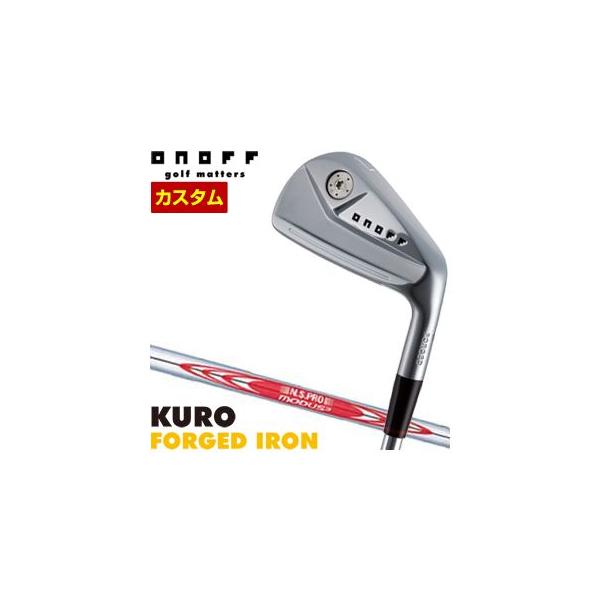 【やちゅ】特注カスタムクラブ オノフ KURO FORGED アイアン オノフ フォージドアイアン クロ／ONOFF FORGED IRON KURO チャコール