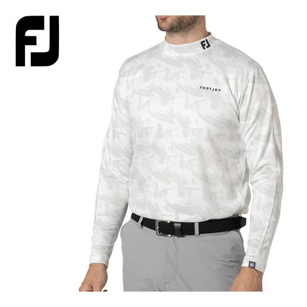 FootJoy モックネックシャツ FJW-F24-S03 FootJoy（フットジョイ） フットウェア モチーフプリント モックネック