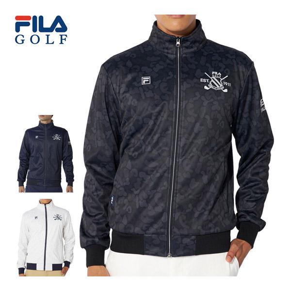 FILA GOLF フィラゴルフ カモ柄 3層ボンディング フルジップ ブルゾン